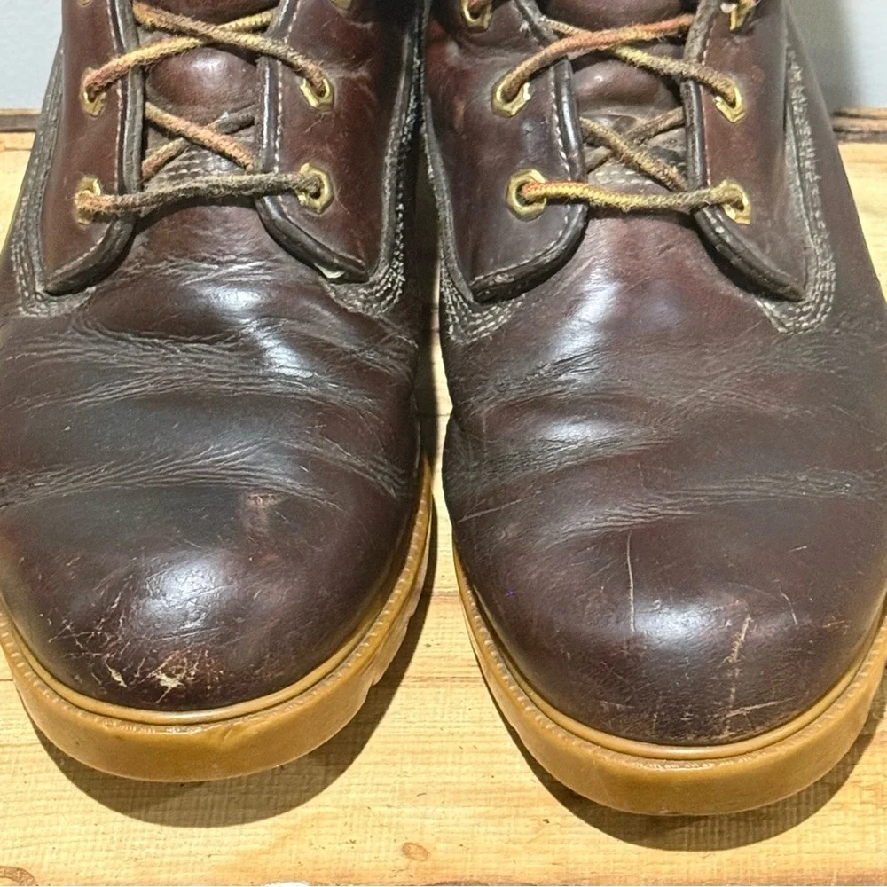 Vintage Land Rover by Thom McAn Weathered‎ Leather Boots Size 9 A44